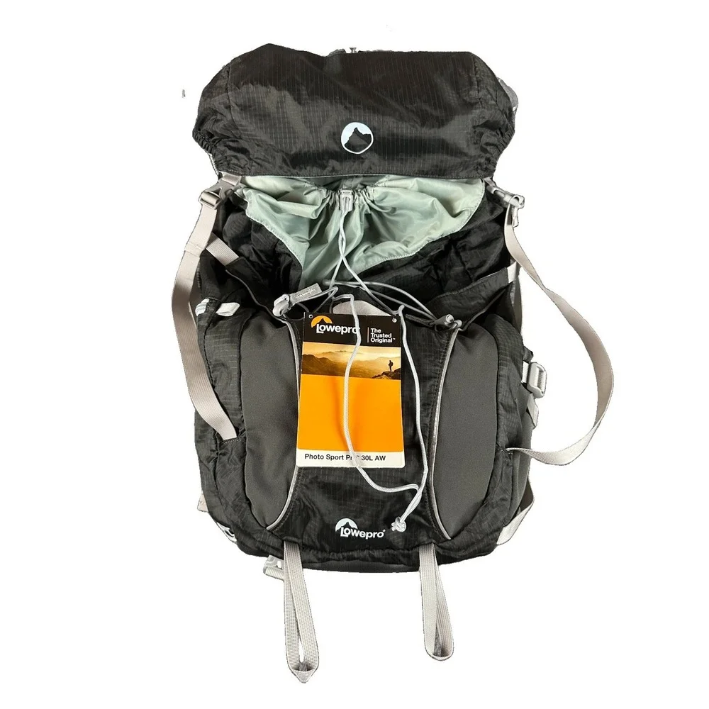 Lowepro PhotoSport Backpack PRO 30L AW Slate Grey Multi Cargo Pockets New